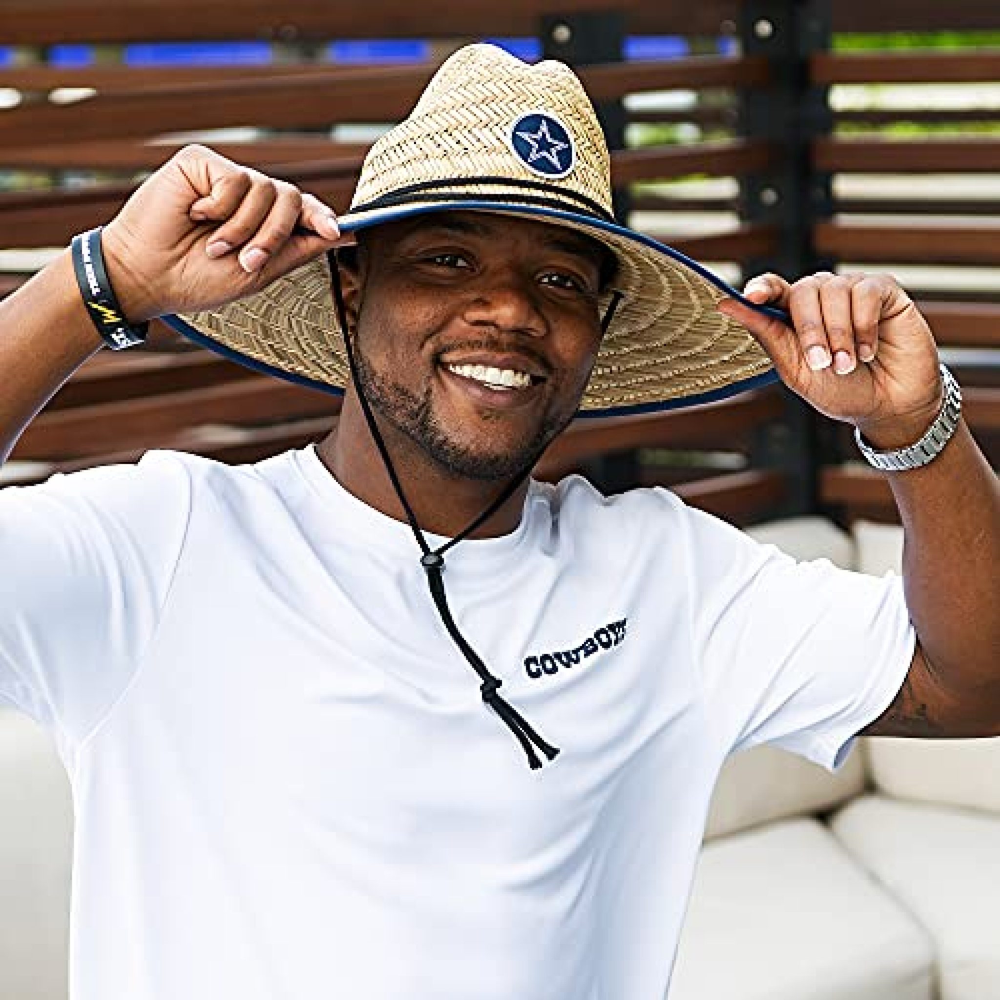 dallas cowboys straw golf hats