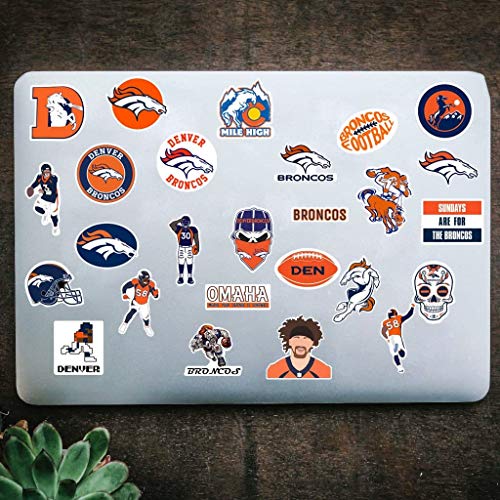 Denver Broncos Sticker Sheet 32-Piece Set