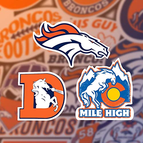 Denver Broncos Sticker Sheet 32-Piece Set