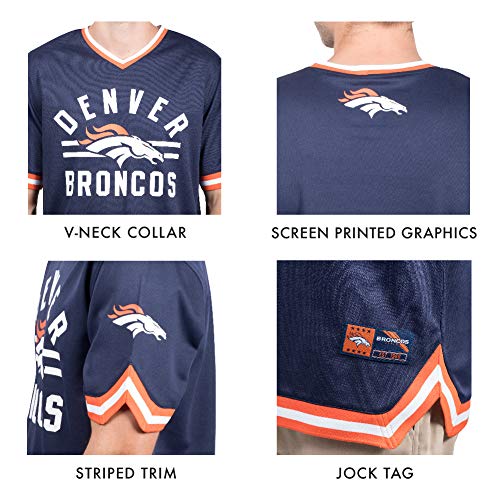 Denver Broncos V-Neck Mesh Jersey