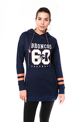 Denver Broncos Women's Hoodie Tunic Pullover