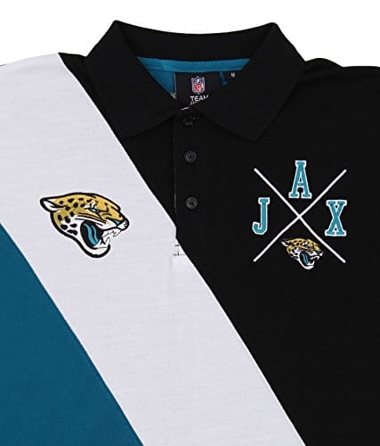 Diagonal Stripe Jacksonville Jaguars Golf Shirt