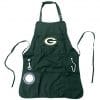 Green Bay Packers Apron with Grilling Tools