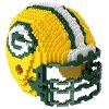 Green Bay Packers Helmet Toy Block Set