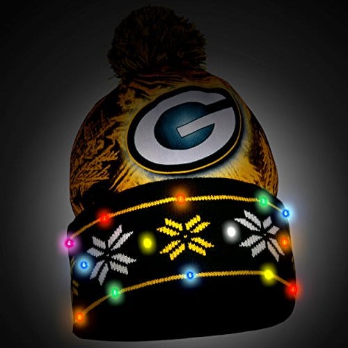 Green Bay Packers Light Up Printed Beanie