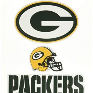 Green Bay Packers Sticker Sheet 5 x 7 inches