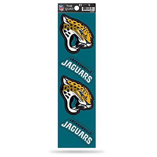Jacksonville Jaguars 4-Piece Sticker Sheet