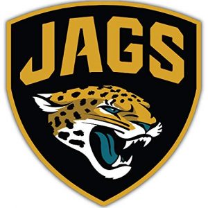 Jacksonville Jaguars JAGS Sticker Decal 5'' X 5''