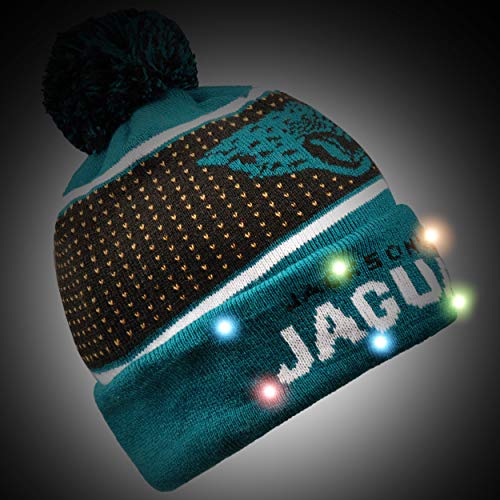 Jacksonville Jaguars Light Up Beanie Skull Cap