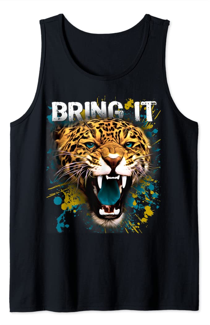 Jacksonville Jaguars Tank Top "Bring It" Print