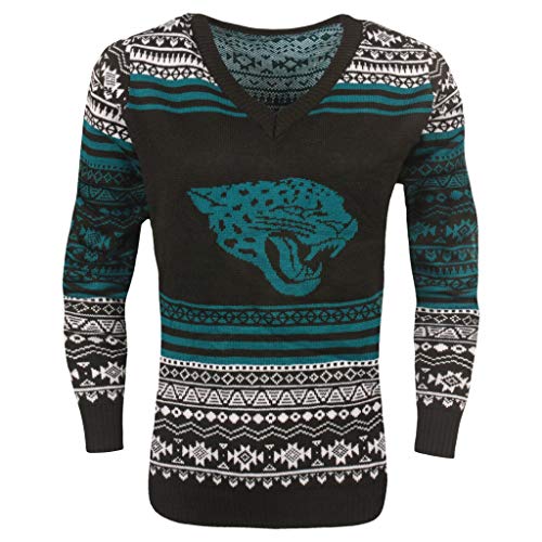 Jacksonville Jaguars Ugly Sweater Vest Aztec Pattern