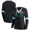 Jacksonville Jaguars Women's Lace-Up Long Sleeve T-Shirt
