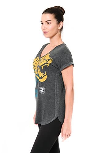 Jacksonville Jaguars Women's Soft V-Neck T-Shirt