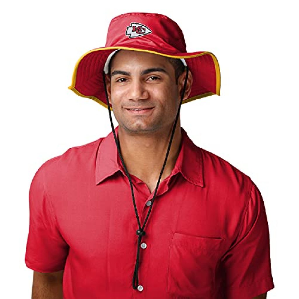 Kansas City Chiefs Boonie Bucket Hat Sports Hard Hats