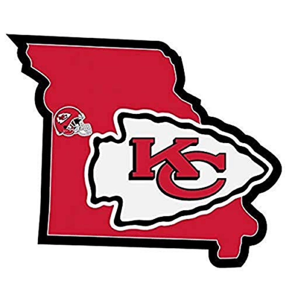 Kansas City Chiefs MIssouri State Sticker | Sports Hard Hats