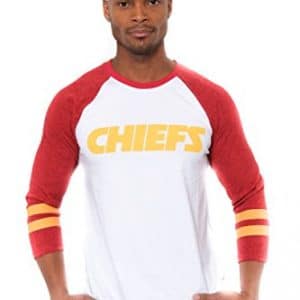Kansas City Chiefs Raglan Baseball T-Shirt