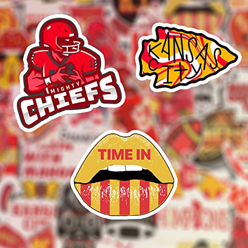Kansas City Chiefs Sticker Set 50 Pieces