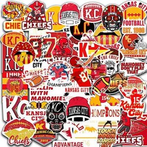 Kansas City Chiefs Sticker Set 50 Pieces