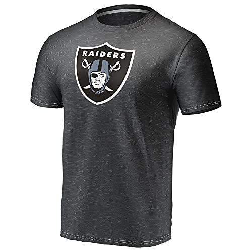 Las Vegas Raiders Charcoal Space Dye T-Shirt