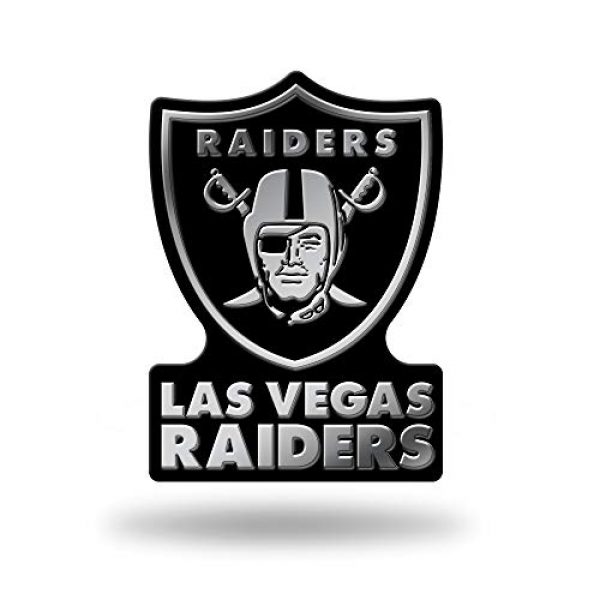 Las Vegas Raiders Chrome Finished Sticker | Sports Hard Hats