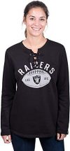 Las Vegas Raiders Lace-Up Sweatshirt
