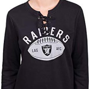 Las Vegas Raiders Lace-Up Sweatshirt
