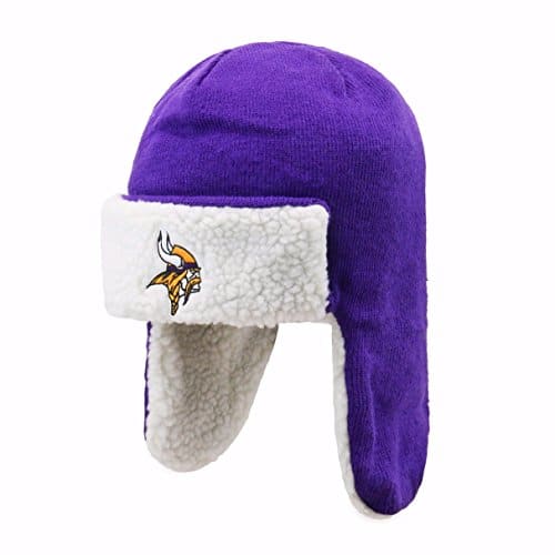 Minnesota Vikings Sherpa Hunter Knit Cap Beanie