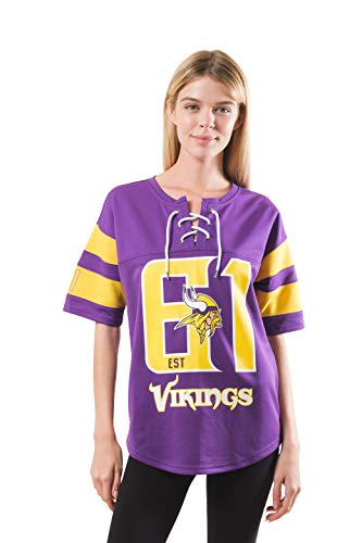 Minnesota Vikings Women’s Lace Up Jersey