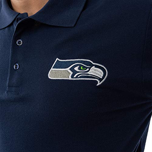 Navy Seattle Seahawks Golf Shirt Polo