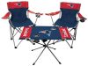 New England Patriots 3-Piece Tailgate Kit with Table and Chairs