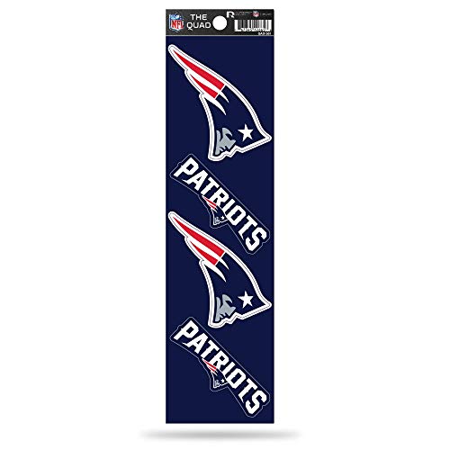 New England Patriots 4-Piece Sticker Sheet