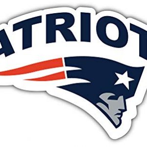 New England Patriots Bumper Sticker 5'' X 3''