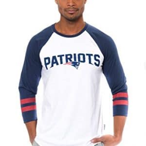 New England Patriots Raglan Baseball T-Shirt