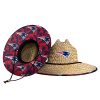 New England Patriots Straw Sun Hat Floral Pattern