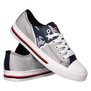 New England Patriots Women's Low Top Canvas Sneakers
