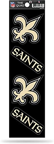 New Orleans Saints 4-Piece The Quad Sticker Sheet