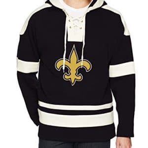 New Orleans Saints Lace Up Pullover Hockey Jersey