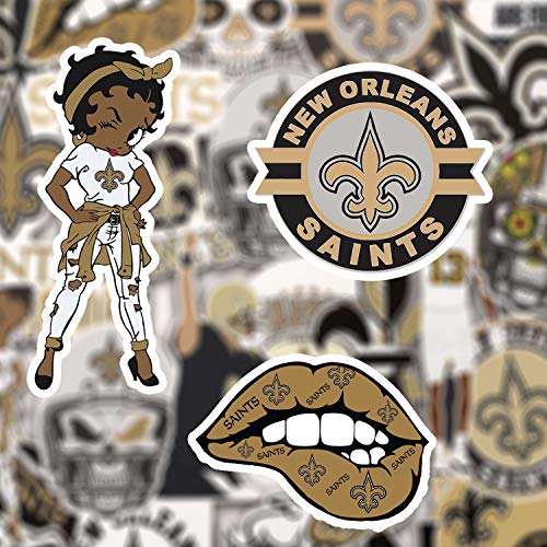 New Orleans Saints Vinyl Decal / Sticker Set - Multiple Sizes & Colors, For Cars, Windows, Laptops