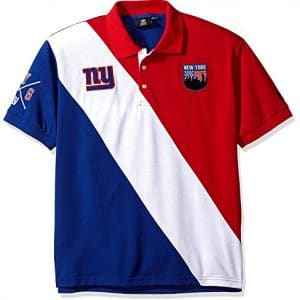 New York Giants Diagonal Stripe Polo Golf Shirt