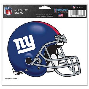 New York Giants Helmet Decal 5x6 inches