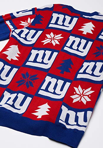 New York Giants Patches Ugly Sweater