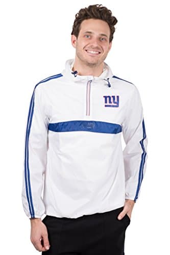 New York Giants Pullover Hoodie Quarter Zip