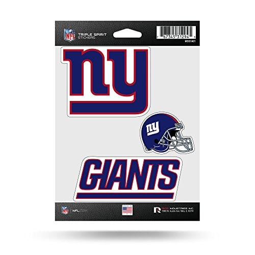 New York Giants Sticker Set 3-Pack