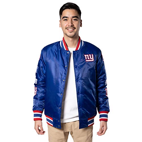 New York Giants Varsity Jacket With Logo Patch
