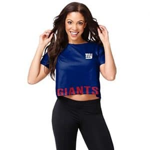 New York Giants Women's Crop Top Shirt