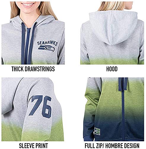 New York Giants Women's Hoodie Full-Zipper