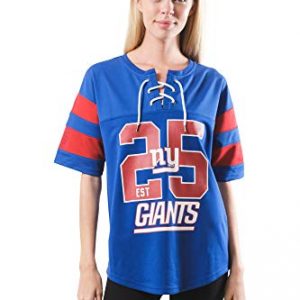 New York Giants Women’s Lace Up Jersey