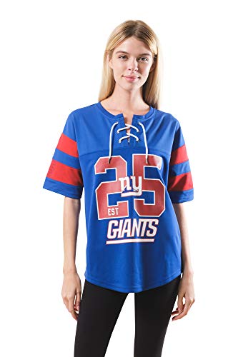 New York Giants Women’s Lace Up Jersey