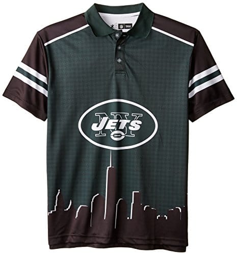 New York Jets Golf Shirt Polyester Blend
