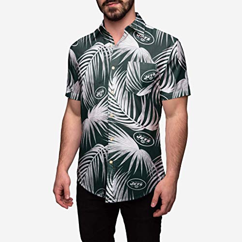 New York Jets Hawaiian Shirt Button Up